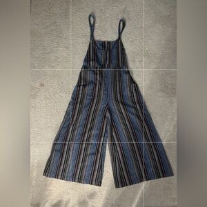 Women’s Striped Overalls